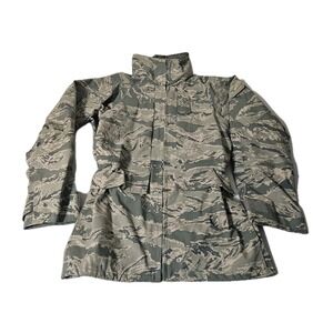 Army Jacket‎ Small Green Camouflage Gore Seam Tex Parka Government Issued EUC